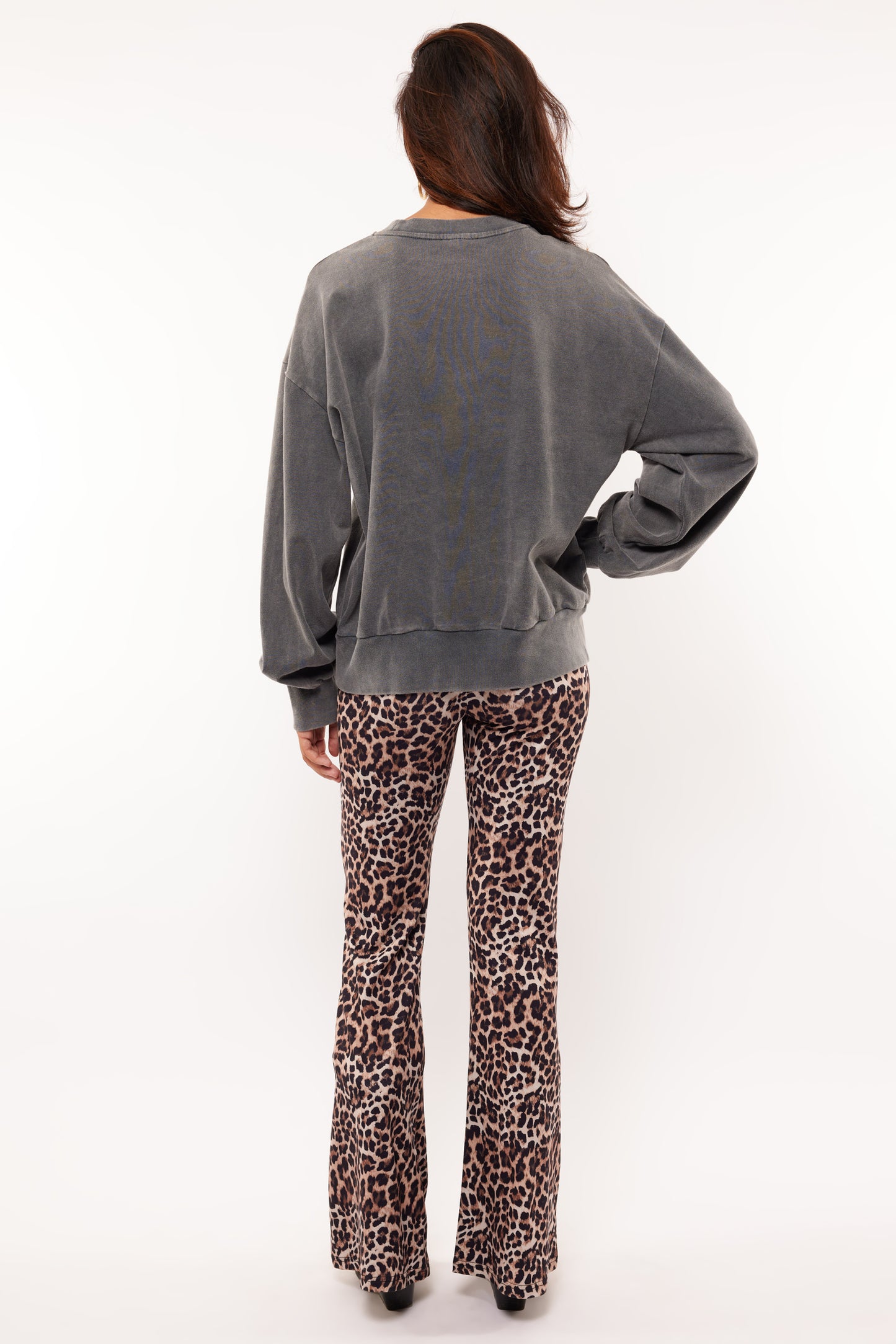 Rox flare broek panter