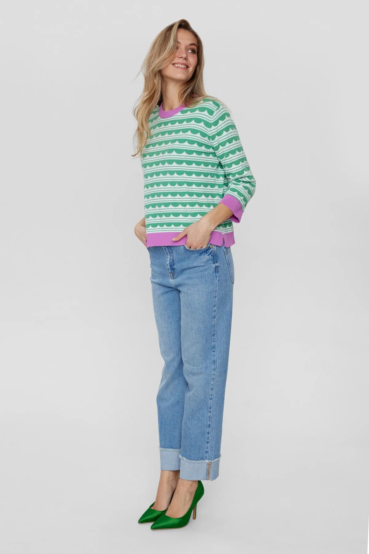 Nubitty pullover green spruce