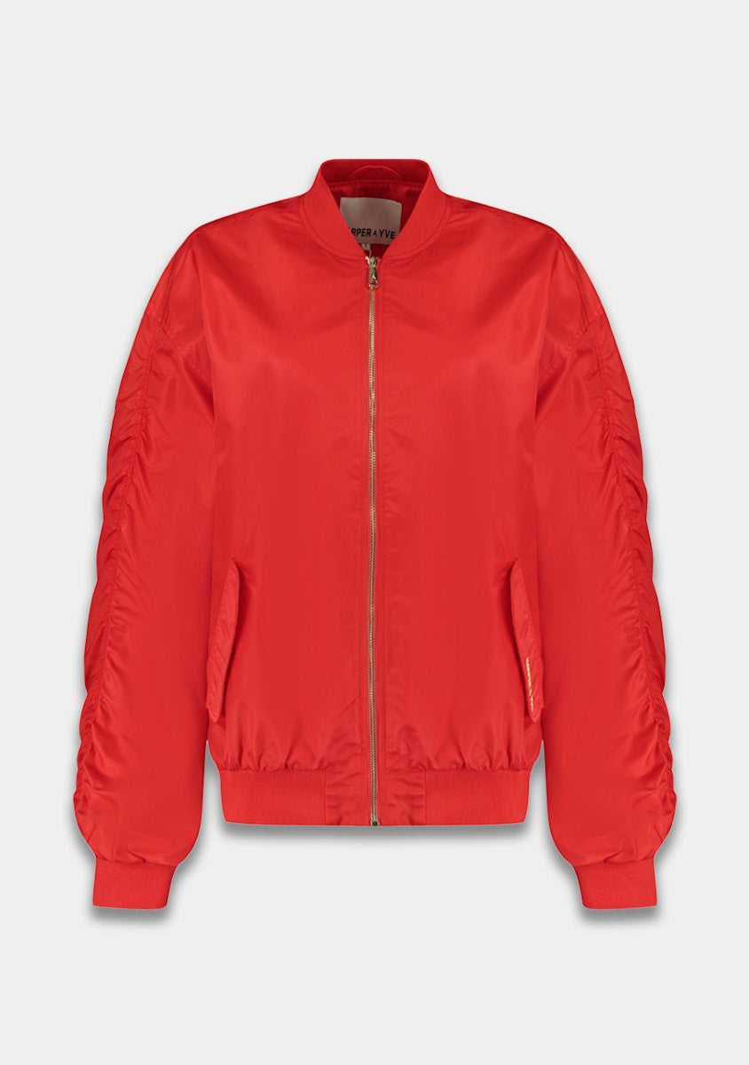 Janna jacket poppy red