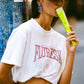 Soraya t-shirt offwhite/flower peach