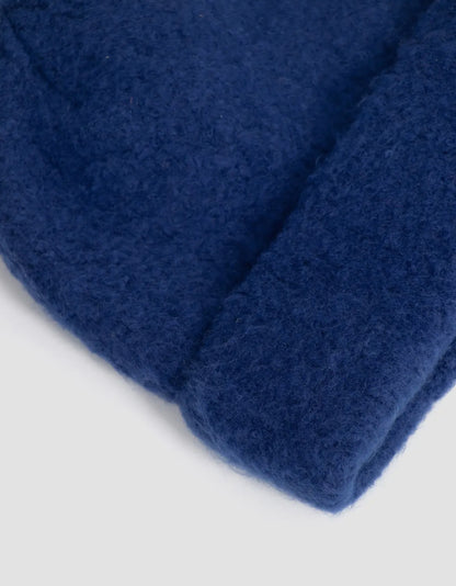 Beanie muts donker blauw