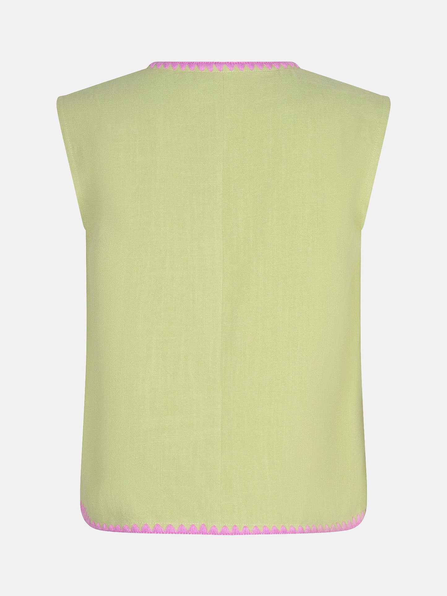 Gilet billie matche green