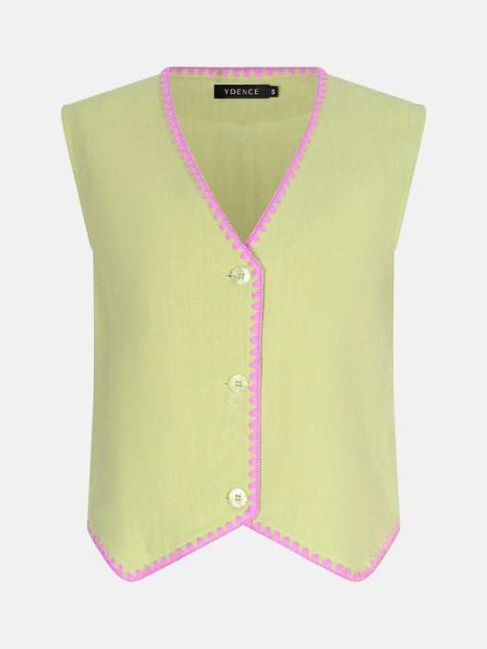Gilet billie matche green