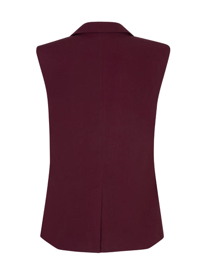 Gilet Lima burdgundy