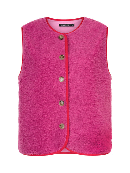 Gilet puck fuchsia purple