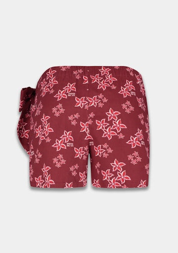 Emila skort pink star wine berry