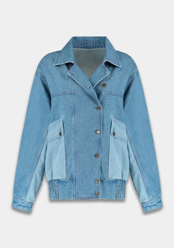 Warner jacket mixed blue