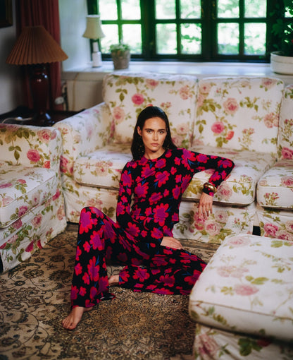 Jane pants romance rose
