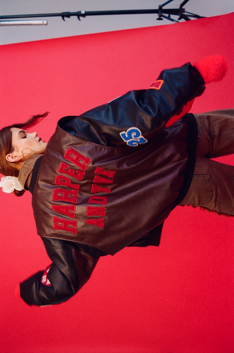 Pleuni pu leather jacket