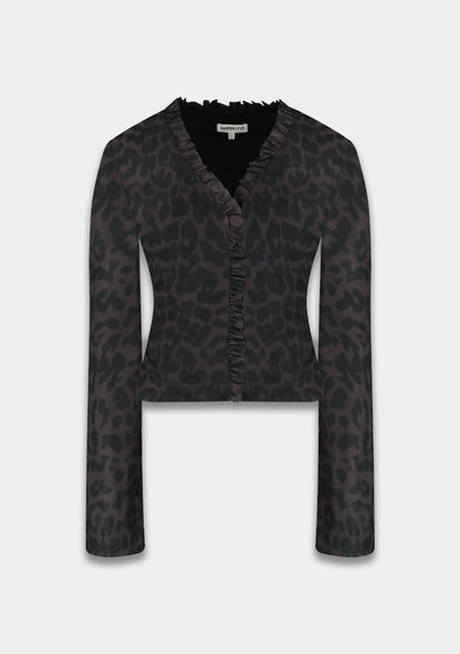 Lionne tijgerprint blouse