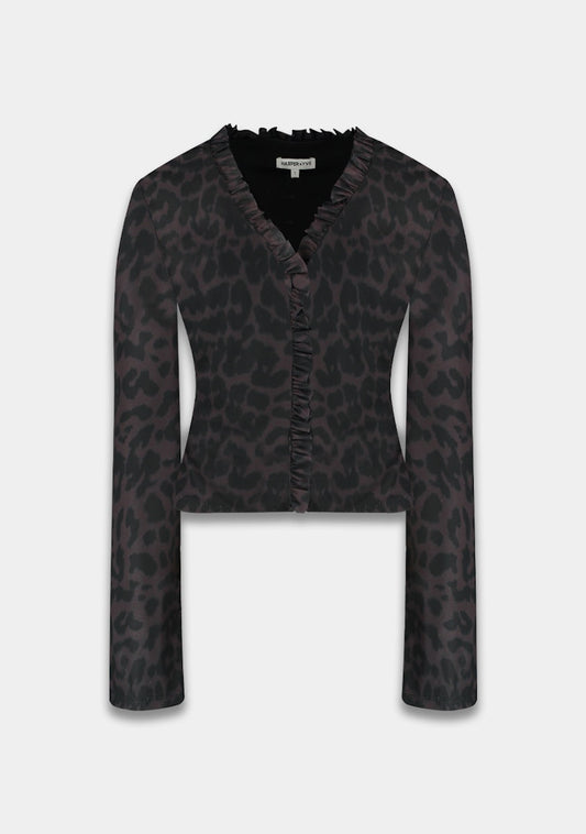 Lionne tijgerprint blouse