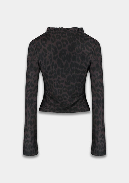 Lionne tijgerprint blouse