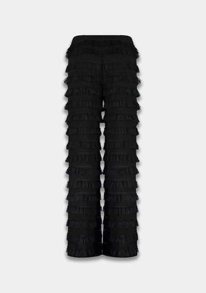 Lo pants lace zwart
