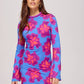 Jolie dress bold flower - wild aster