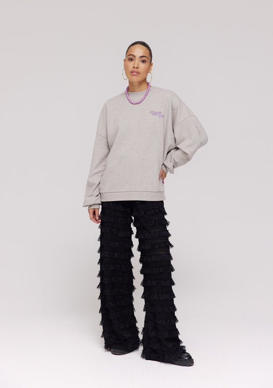 Lo pants lace zwart