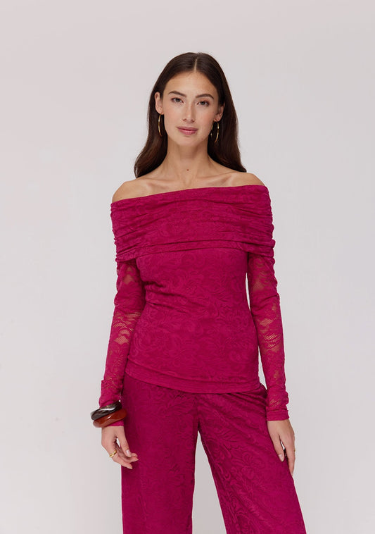 Jenthe longsleeve sangria