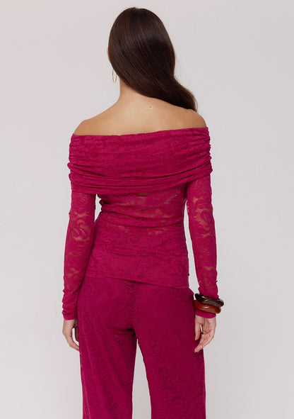 Jenthe longsleeve sangria