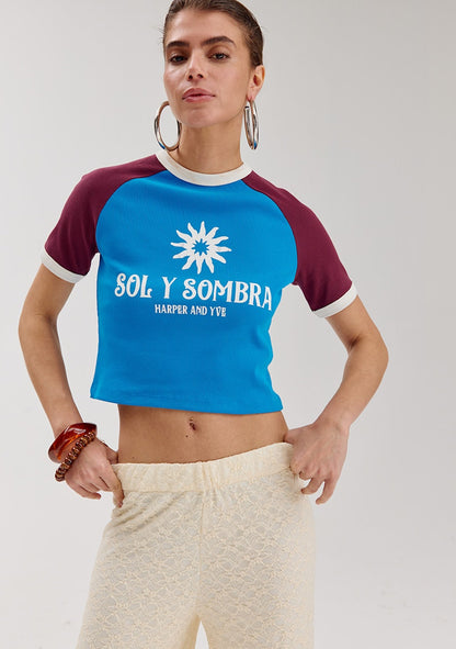 Soly shirt intense blue/cassis