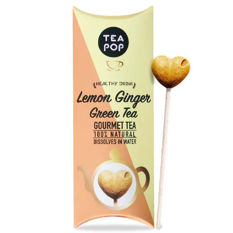 Tea pop , tea on a stick lemon ginger
