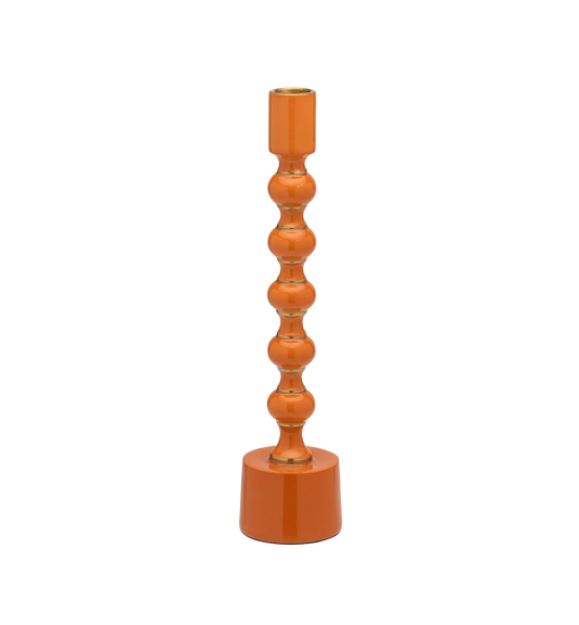 Tangerine richie large candle holder multicolor