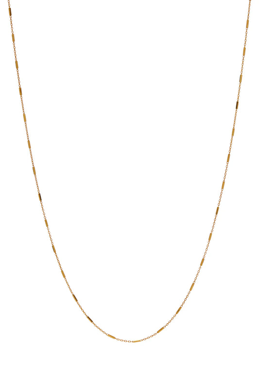 Ketting chain bar Gold plated