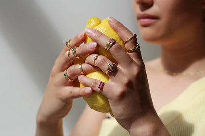 Ring Clover Brass
