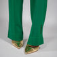 Pants wide green