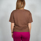 T-shirt brown heart