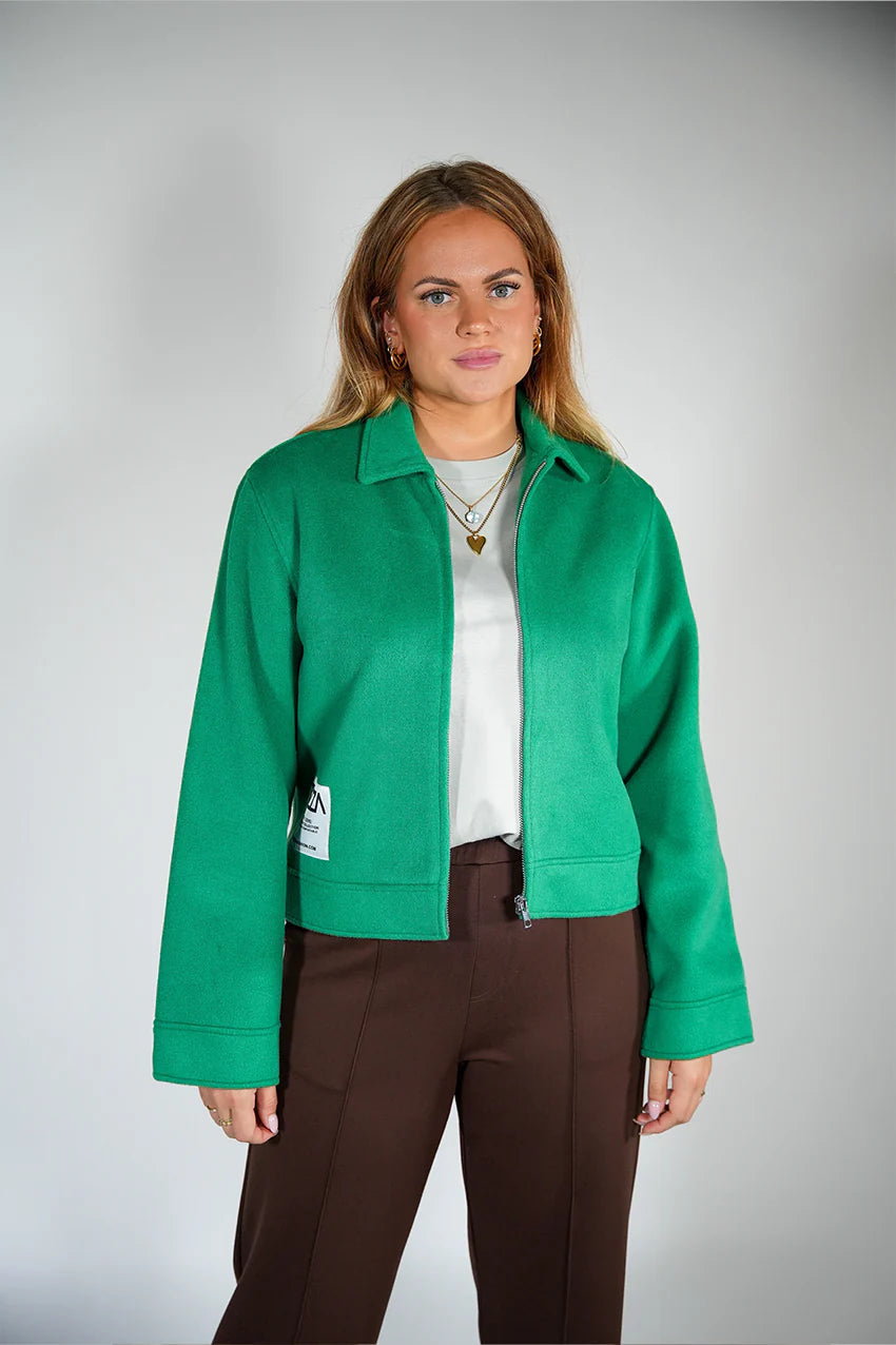 Short jacket green