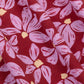 Dress Jaely wine red/lilac flower