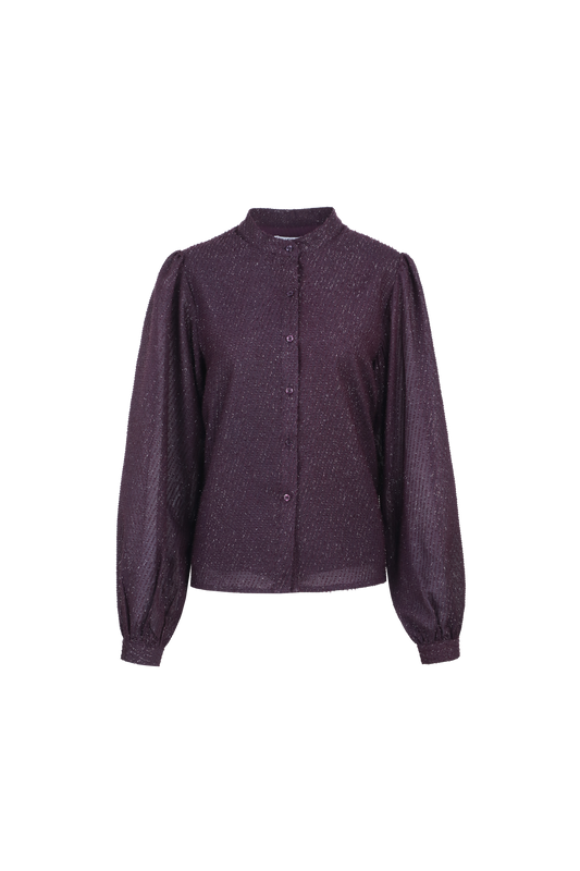 Zaria blouse dark plum