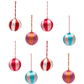 Small Corded Sweet Treat Ornament Set van 8