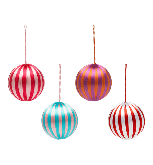 Big Corded Sweet Treat Ornament Set van 4