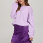 Olivia rok violet franjes