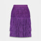 Olivia rok violet franjes