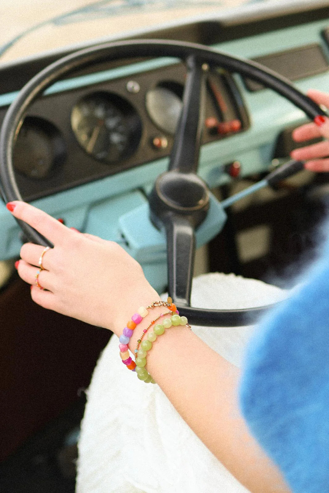 Wild Violet gems armband