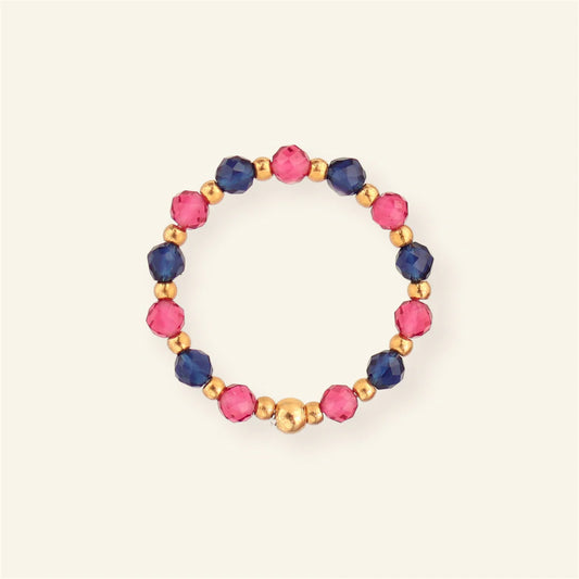 Navy Magenta ring mable