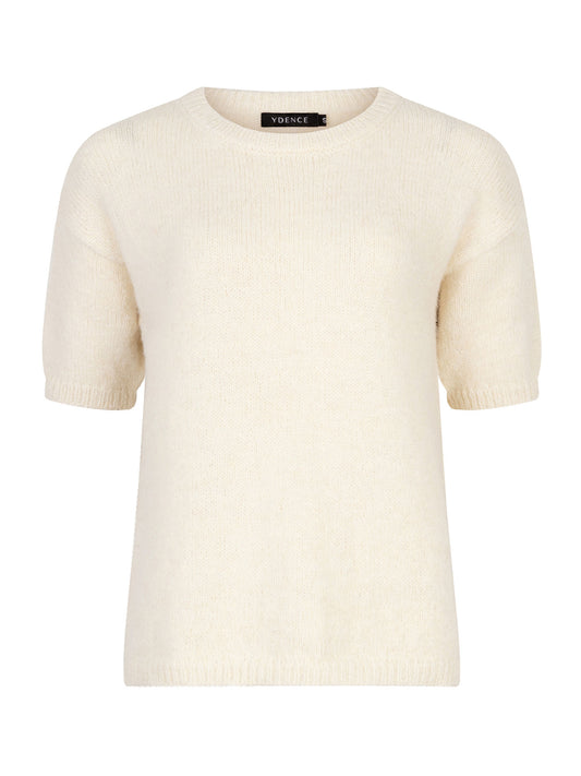 Knitted sweater eddie ecru