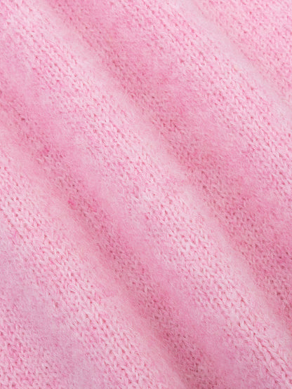 Knitted sweater eddie pink