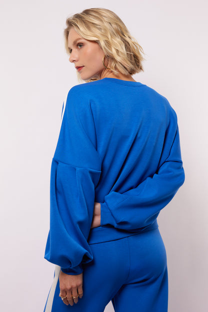 Keilani sweater trypan blue