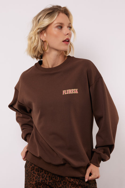 Taelia sweater mocha brown