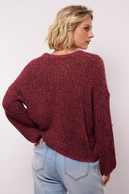 Kalista knit cardigan fresh raspberry