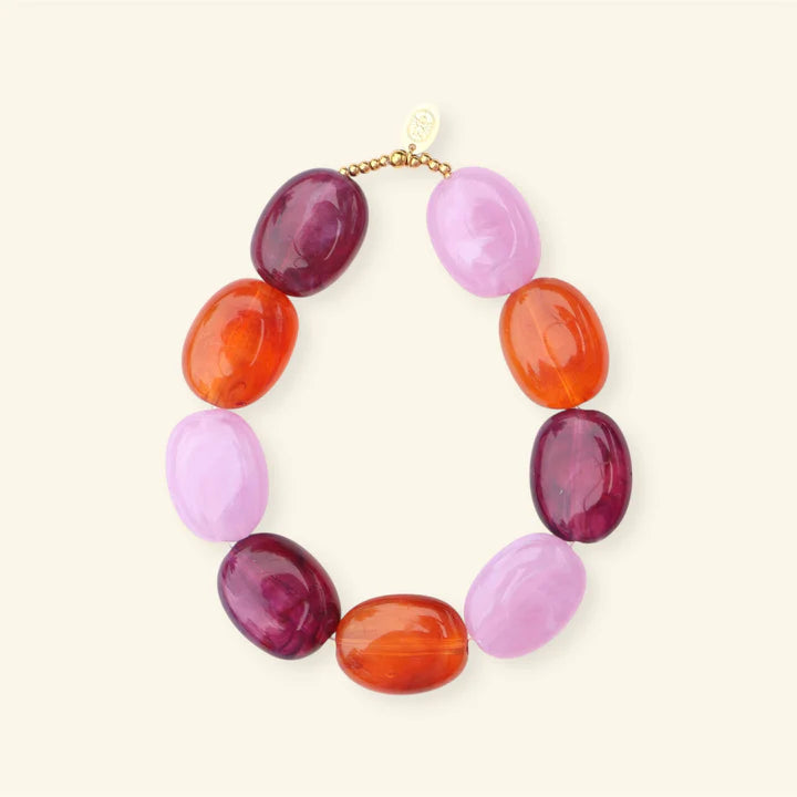 Wild Violet gems armband