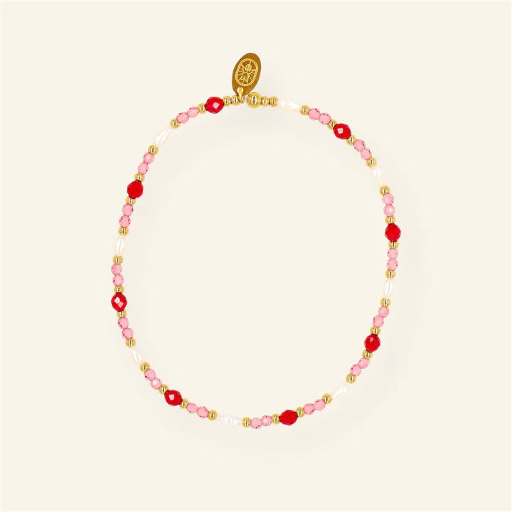 Pearl facet armband