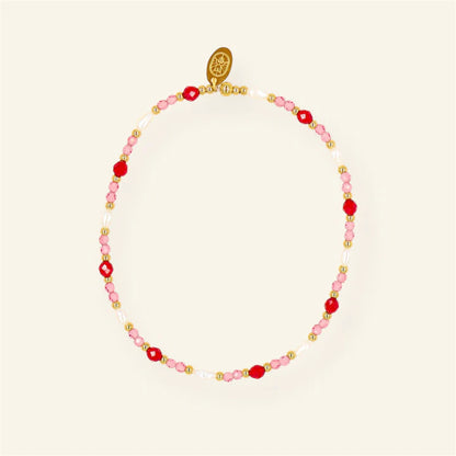 Pearl facet armband