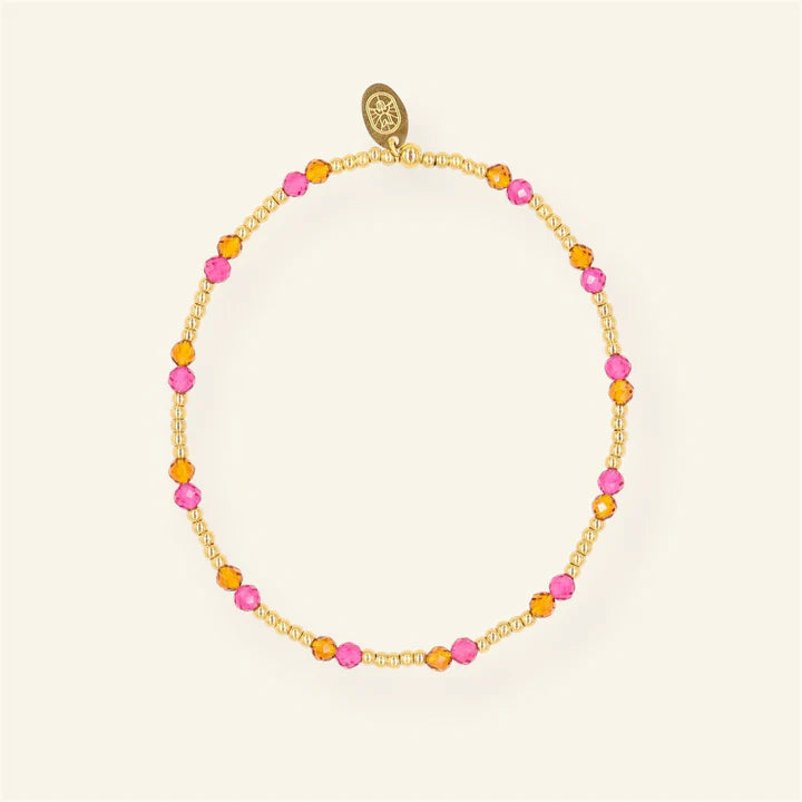 Caramel pink armband