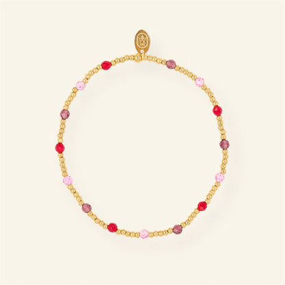 Mauve gems armband