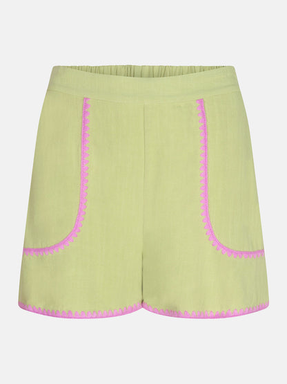 Short enola matcha green
