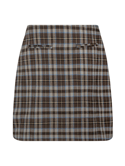 Skirt Jessica Brown/Blue check