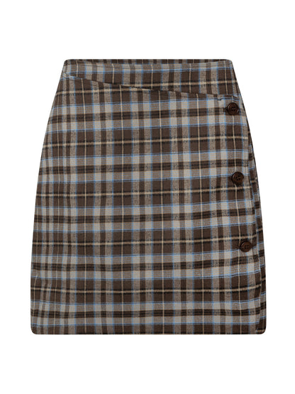 Skirt Jessica Brown/Blue check